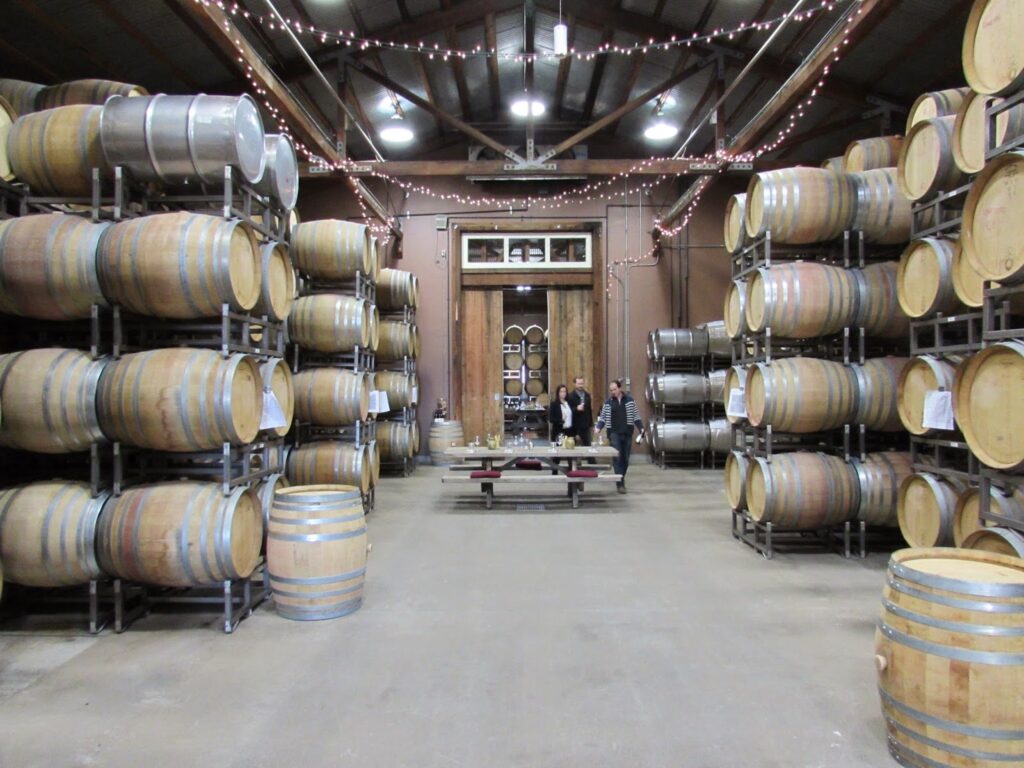 Beautiful Wine Barrel storage