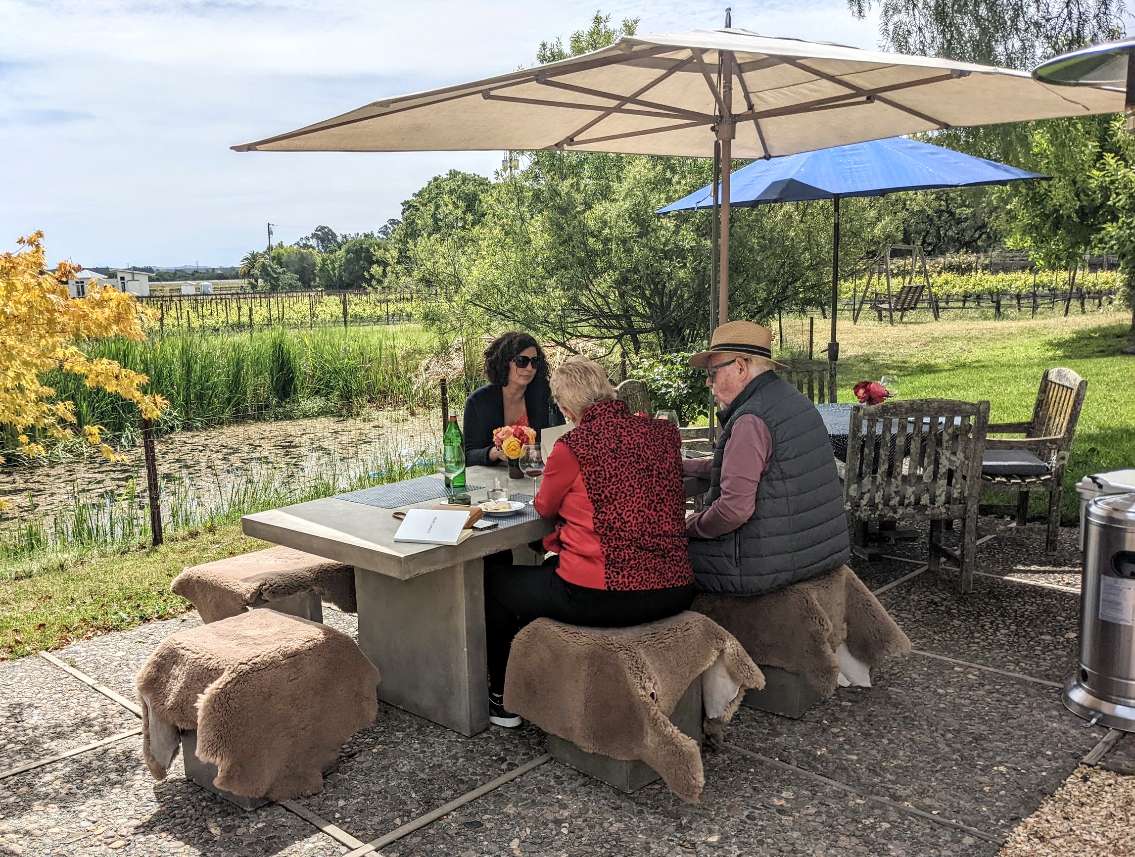 The best way to start any day – with a private, outdoor wine tasting!