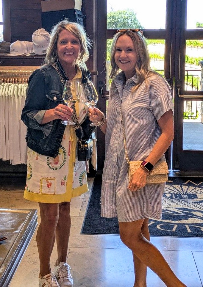 Cheers to an amazing time with your bestie in Napa!