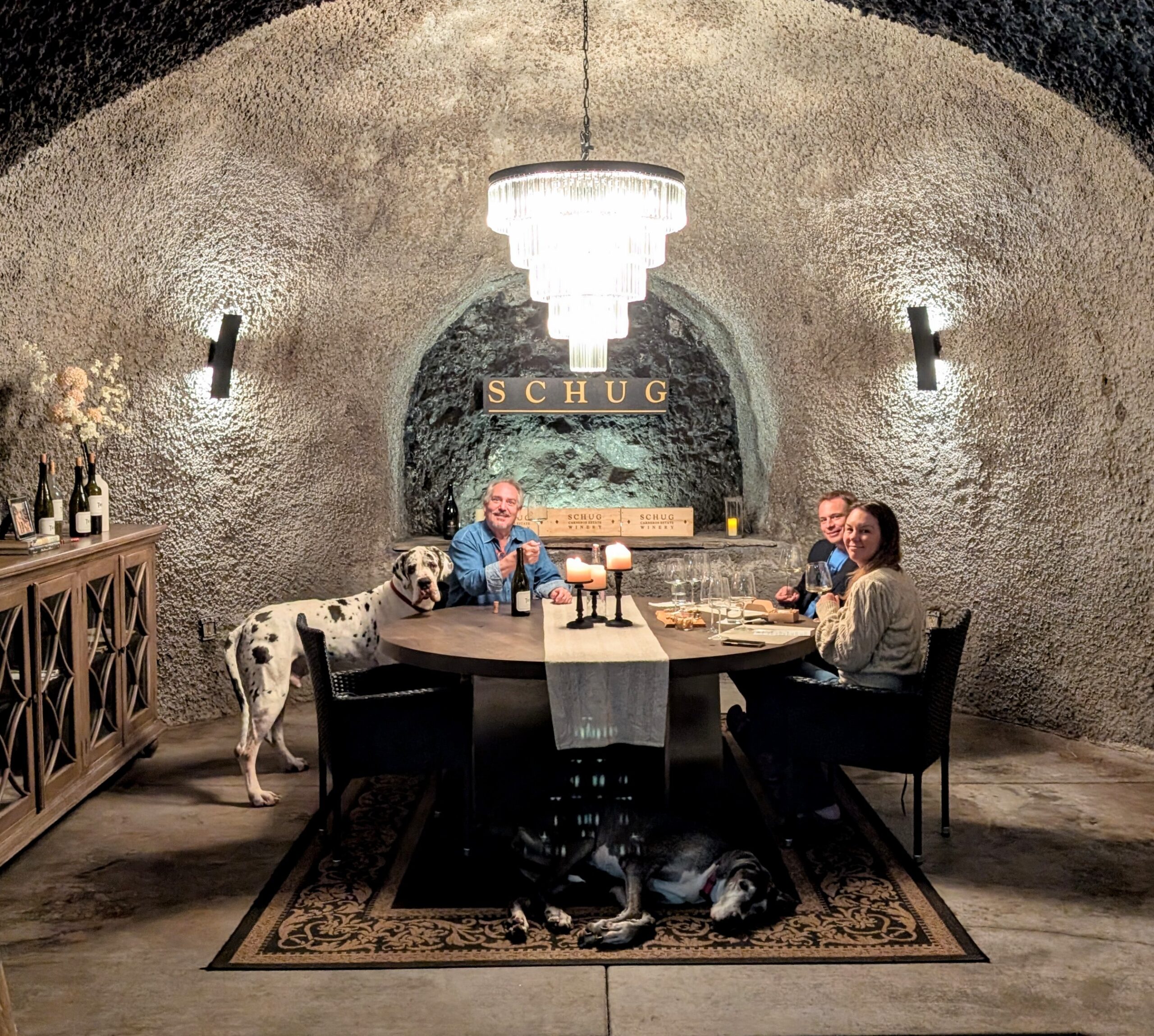 The best cave for spelunking is a wine cave!