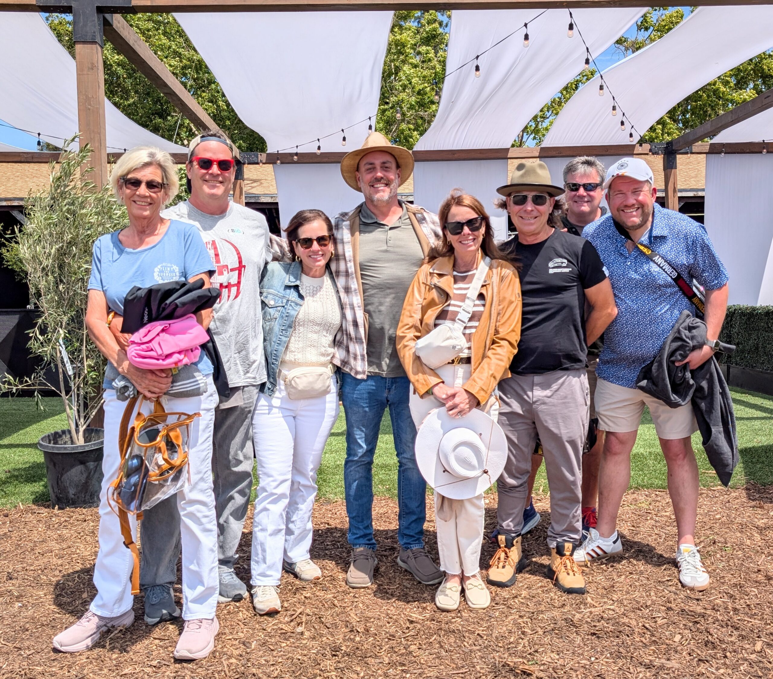 Four amazing days of wine, food & music with this fantastic crew!