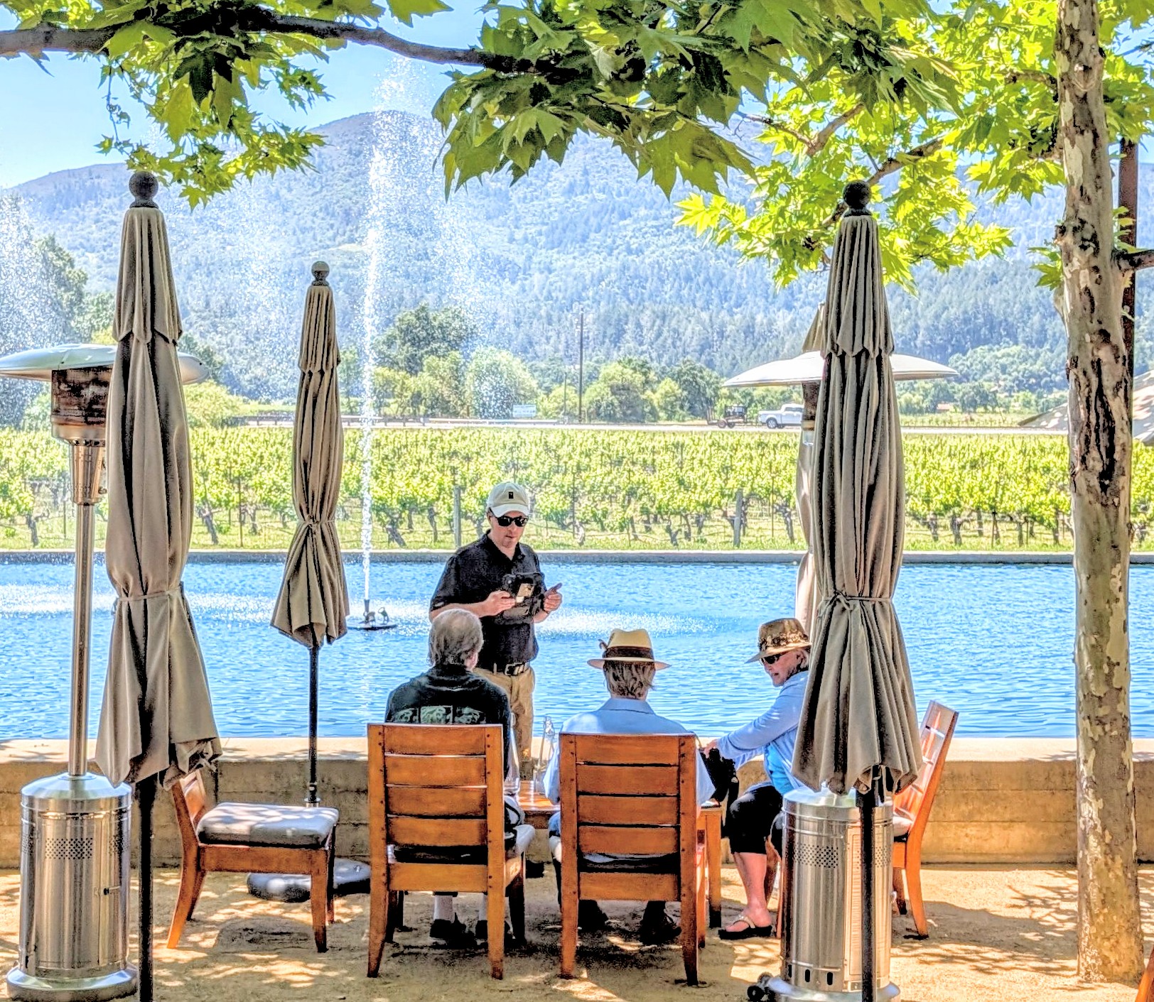 Another beautiful day for wine tasting in Napa Valley!