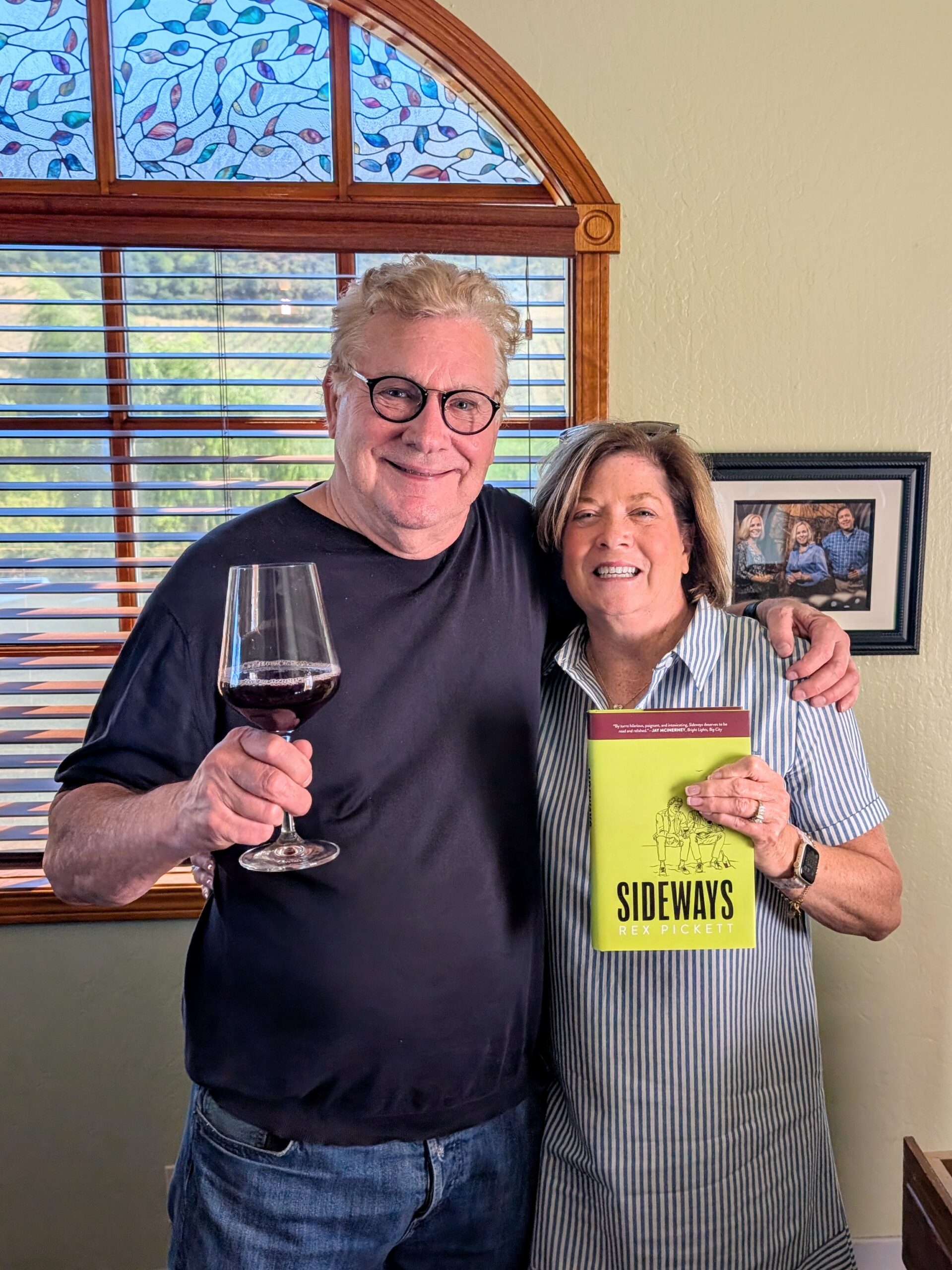 Have you ever seen the movie Sideways with Paul Giamatti?  Meet Rex Pickett, who wrote the book this popular film was based on!