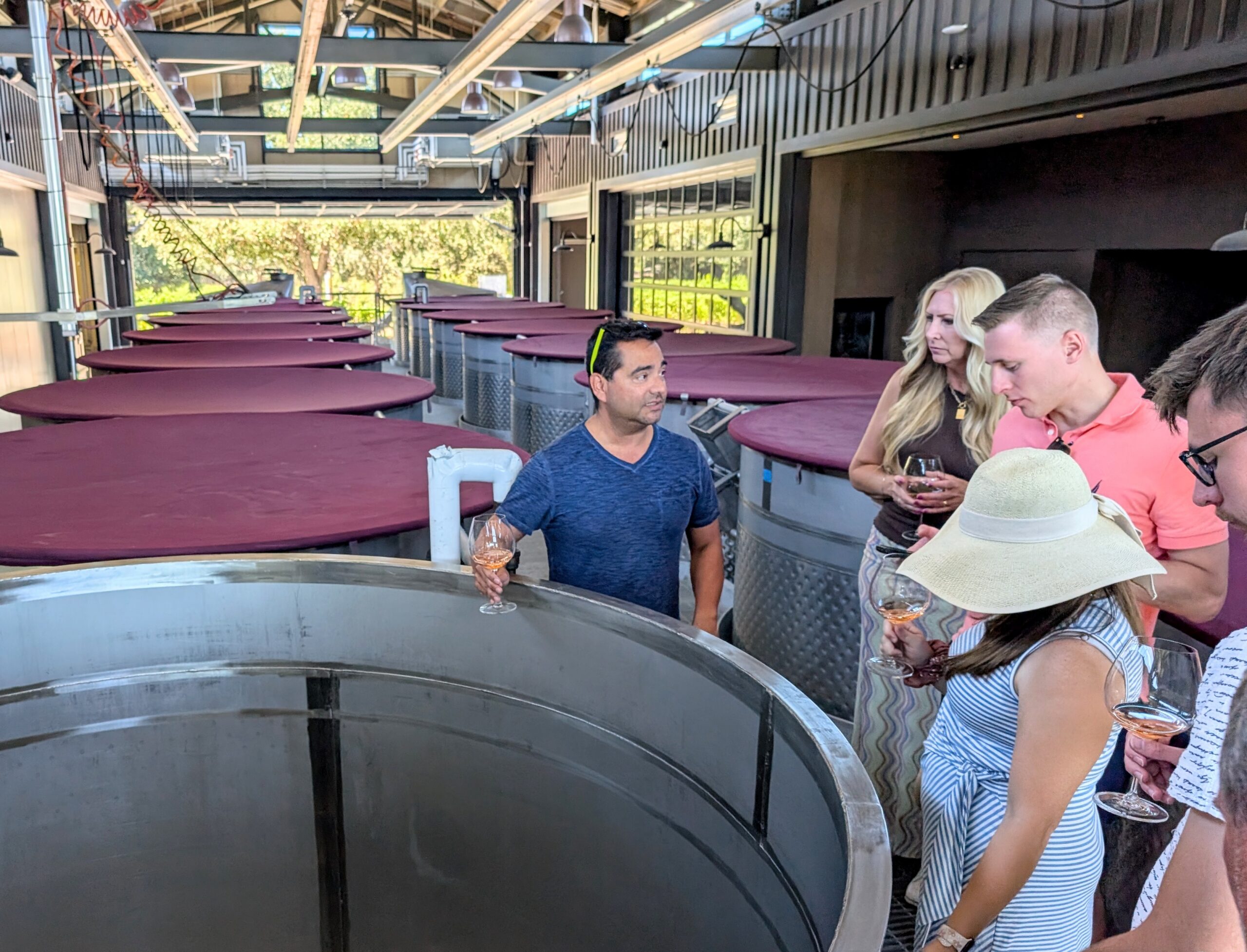 Private tour with Head Winemaker, Adolfo, of Benovia Winery!